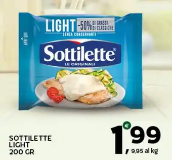 Extra Supermercati Sottilette light offerta