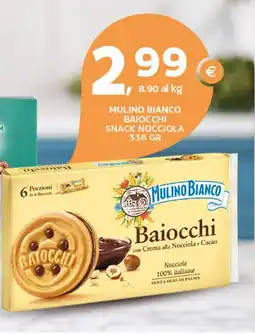 Extra Supermercati Mulino bianco baiocchi snack nocciola offerta