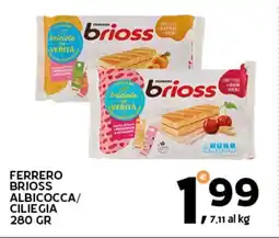 Extra Supermercati Ferrero brioss albicocca/ ciliegia offerta