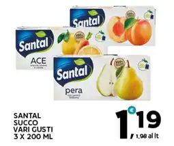 Extra Supermercati Santal succo vari gusti offerta