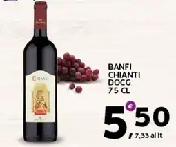 Extra Supermercati Banfi chianti docg offerta