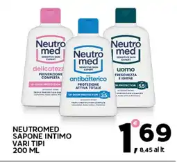 Extra Supermercati Neutromed sapone intimo vari tipi offerta