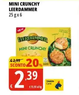 Tigros Mini crunchy LEERDAMMER offerta