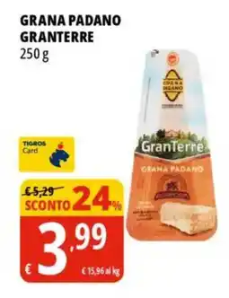 Tigros Grana padano GRANTERRE offerta