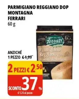 Tigros Parmigiano reggiano dop montagna FERRARI offerta