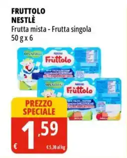 Tigros FRUTTOLO NESTLÈ Frutta mista - Frutta singola offerta