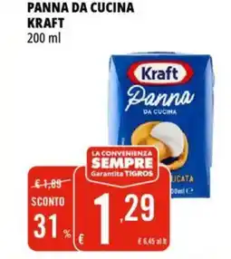 Tigros Panna da cucina KRAFT offerta