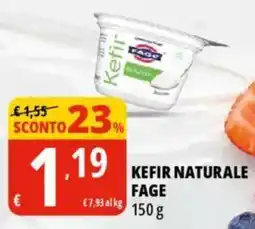 Tigros Kefir naturale FAGE offerta