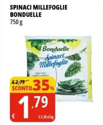 Tigros Spinaci millefoglie BONDUELLE offerta
