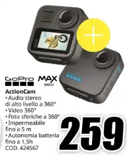 MediaWorld GoPro MAX ActionCam offerta