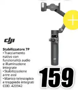 MediaWorld dji Stabilizzatore 7P offerta