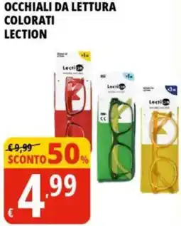 Tigros Occhiali da lettura colorati LECTION offerta