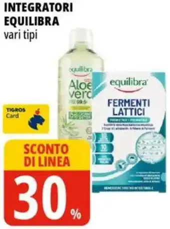 Tigros Integratori EQUILIBRA offerta