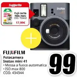 MediaWorld FUJIFILM Fotocamera Instax mini 41 offerta
