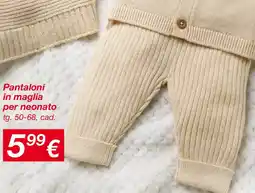 KiK Pantaloni in maglia per neonato offerta