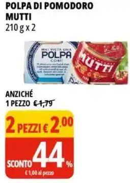 Tigros Polpa di pomodoro MUTTI offerta
