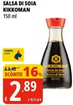 Tigros Salsa di soia KIKKOMAN offerta