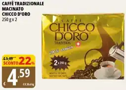 Tigros Caffè tradizionale macinato CHICCO D'ORO offerta