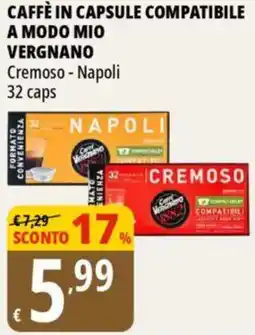 Tigros Caffè in capsule compatibile a modo mio vergnano offerta