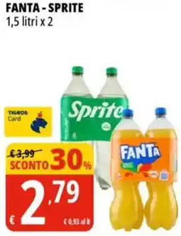 Tigros Fanta - sprite offerta