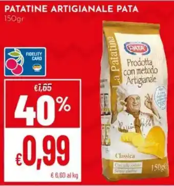 Pan Patatine artigianale PATA offerta