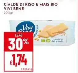 Pan Cialde di riso e mais bio VIVI BENE offerta