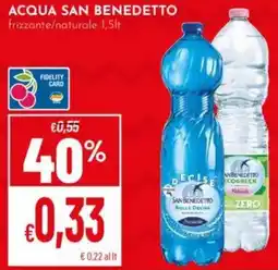Pan Acqua SAN BENEDETTO offerta