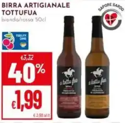 Pan Birra artigianale TOTTUFUA offerta
