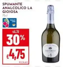 Pan Spumante analcolico LA GIOIOSA offerta