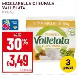 Pan Mozzarella di bufala VALLELATA offerta