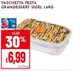 Pan Vaschetta festa grandessert sigel offerta