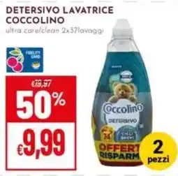 Pan Detersivo lavatrice COCCOLINO offerta