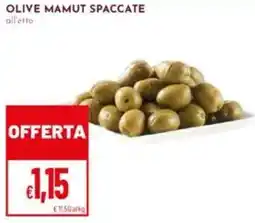 Pan Olive mamut spaccate offerta