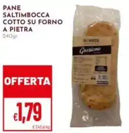 Pan Pane saltimbocca cotto su forno a pietra offerta