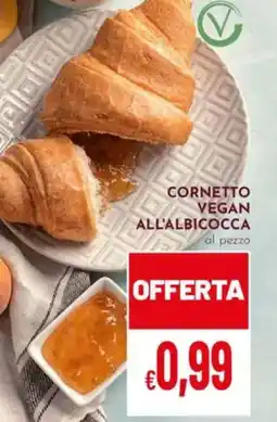 Pan Cornetto vegan all'albicocca offerta