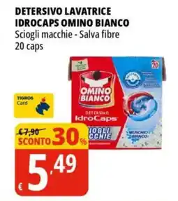 Tigros Detersivo lavatrice idrocaps OMINO BIANCO offerta