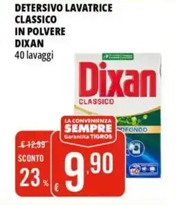 Tigros Detersivo lavatrice classico in polvere DIXAN offerta