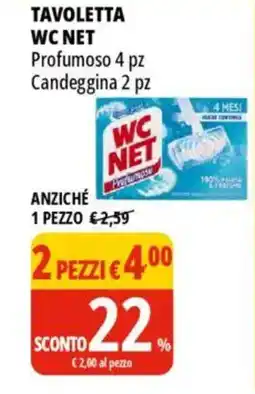 Tigros Tavoletta WC NET offerta