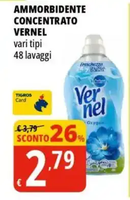 Tigros Ammorbidente concentrato VERNEL offerta