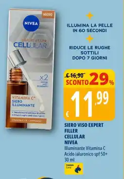 Tigros Siero viso expert filler cellular NIVEA offerta