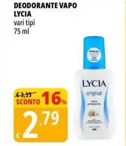 Tigros Deodorante vapo LYCIA offerta