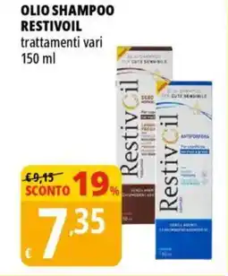 Tigros Olio shampoo RESTIVOIL offerta