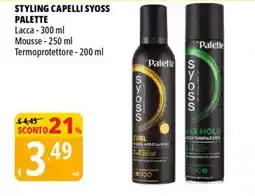 Tigros Styling capelli syoss PALETTE offerta