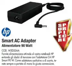 Wellcome hp Smart AC Adapter Alimentatore 90 Watt offerta