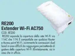 Wellcome tp-link RE200 Extender Wi-Fi AC750 offerta