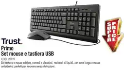 Wellcome Trust Primo Set mouse e tastiera USB offerta
