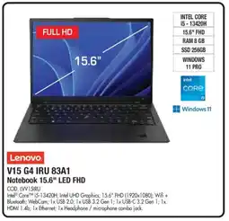 Wellcome Lenovo V15 G4 IRU 83A1 Notebook 15.6" LED FHD offerta