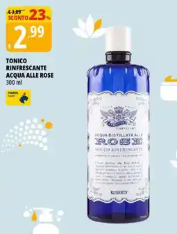 Tigros Tonico rinfrescante ACQUA ALLE ROSE offerta