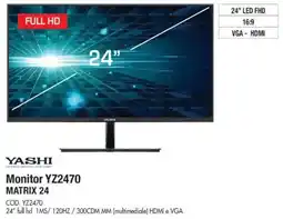 Wellcome YASHI Monitor YZ2470 MATRIX 24 offerta