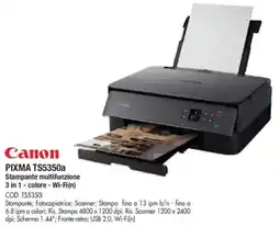 Wellcome Canon PIXMA TS5350a Stampante multifunzione 3 in 1 colore - Wi-Fi(n) offerta